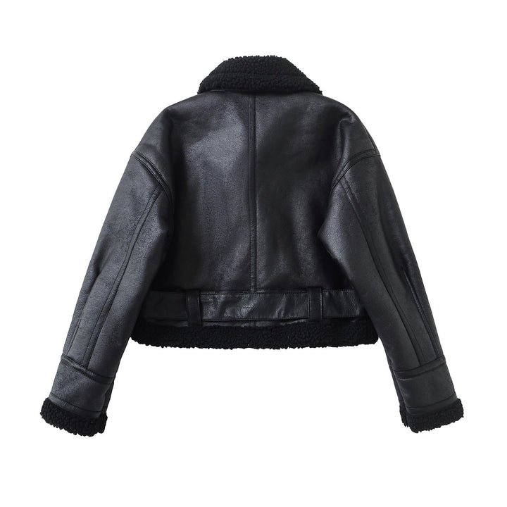 Women’s Fleece-Lined Aviator Jacket