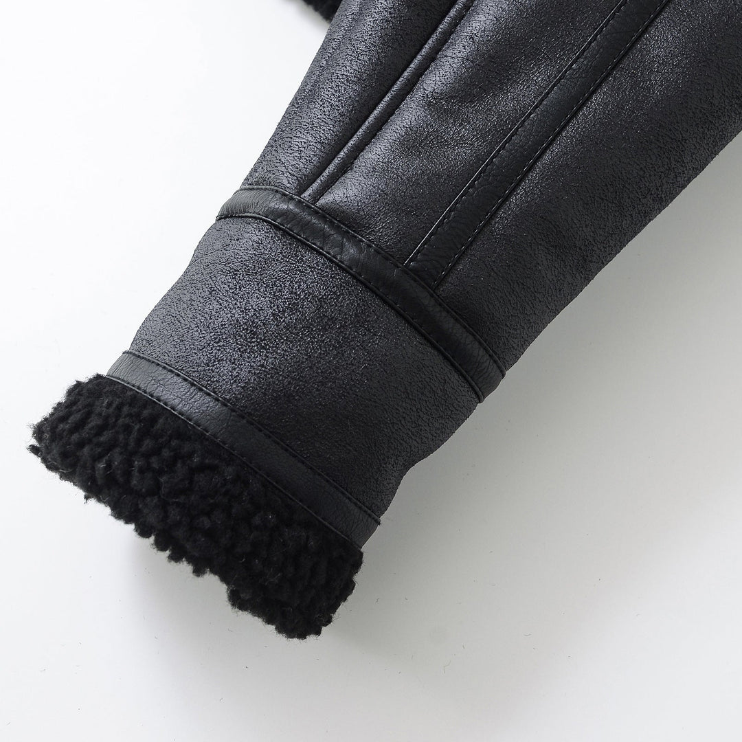 Women’s Fleece-Lined Aviator Jacket