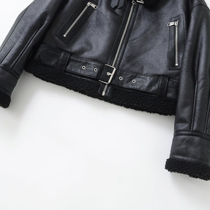 Women’s Fleece-Lined Aviator Jacket