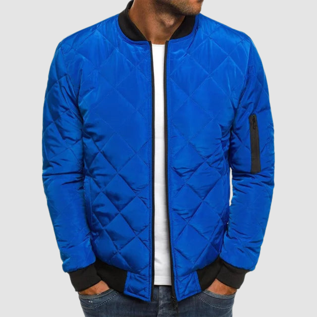 Men’s Lightweight Quilted Bomber Jacket