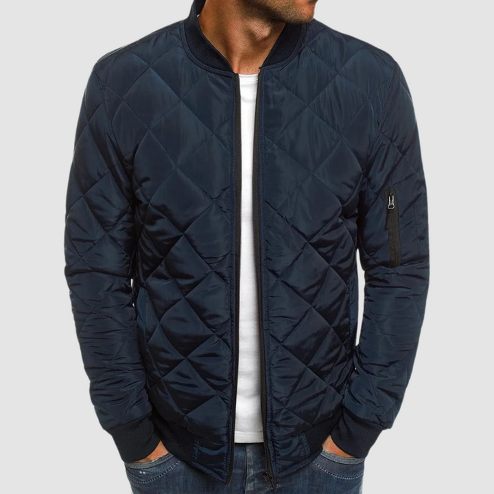 Men’s Lightweight Quilted Bomber Jacket