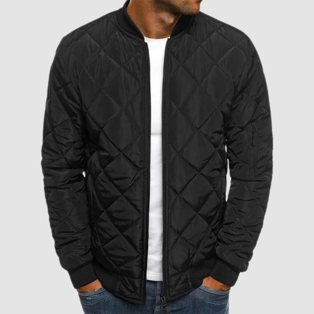 Men’s Lightweight Quilted Bomber Jacket