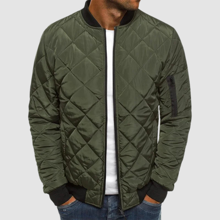 Men’s Lightweight Quilted Bomber Jacket