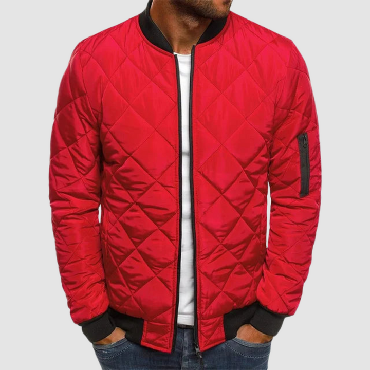 Men’s Lightweight Quilted Bomber Jacket