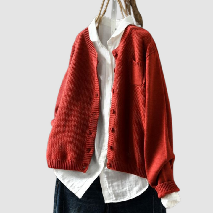 Women’s Button-Up Knitted Cardigan