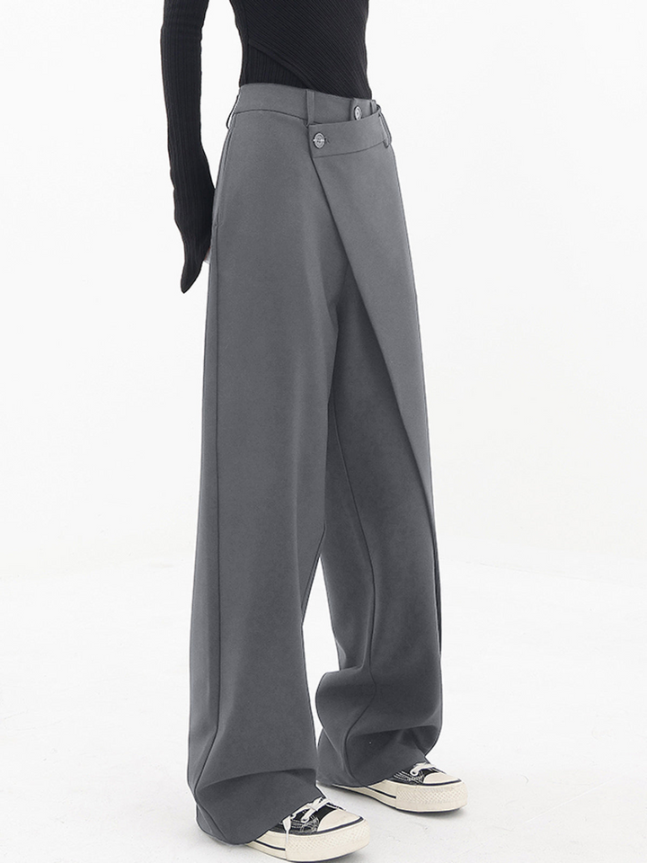 Women’s Asymmetric Wide-Leg Trousers