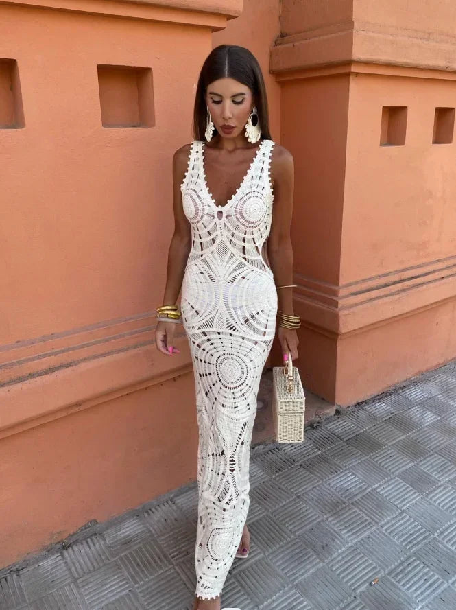 Liselotte™ - V-Neck Long Dress