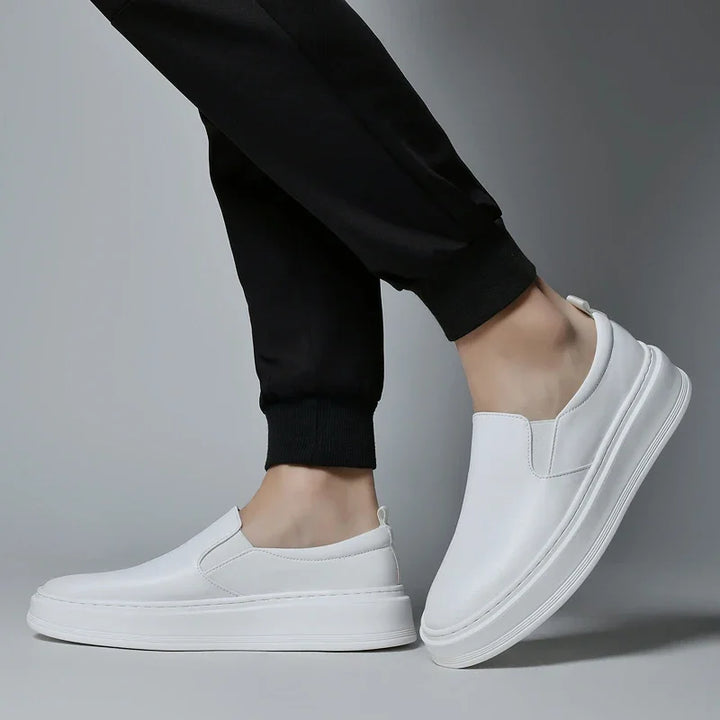 Leather Slip-On Shoes