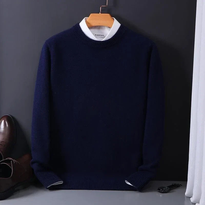 Men’s Soft-Knit Crew-Neck Jumper