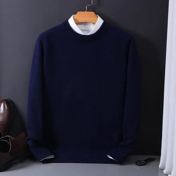 Men’s Soft-Knit Crew-Neck Jumper