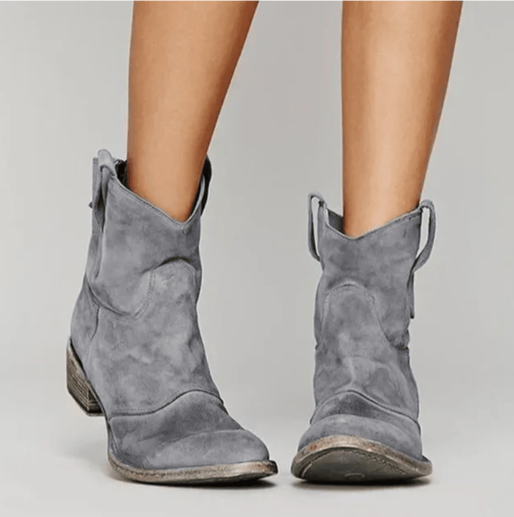Women’s Suede Western Ankle Boots