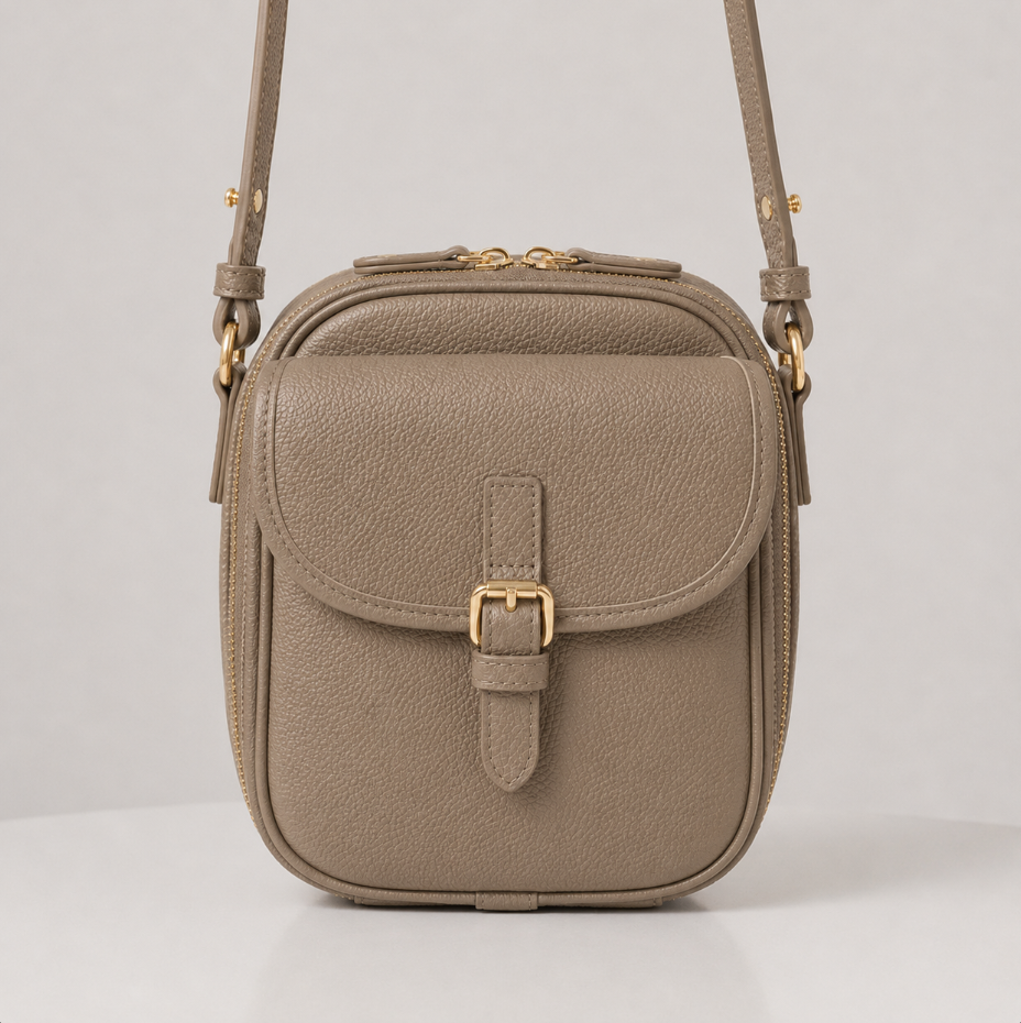 Raven Mini-Messenger - Cognac
