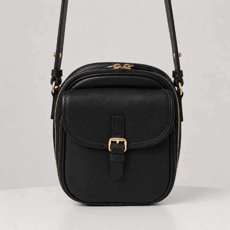 Raven Mini-Messenger - Cognac