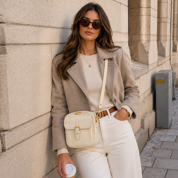 Sienna Mini-Messenger - Cognac