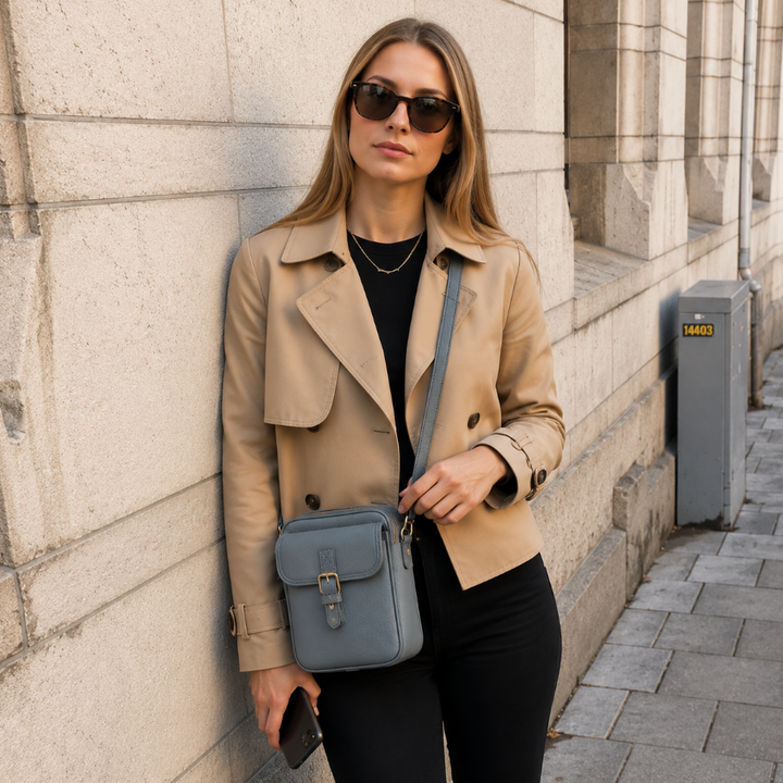 Sienna Mini-Messenger - Beige