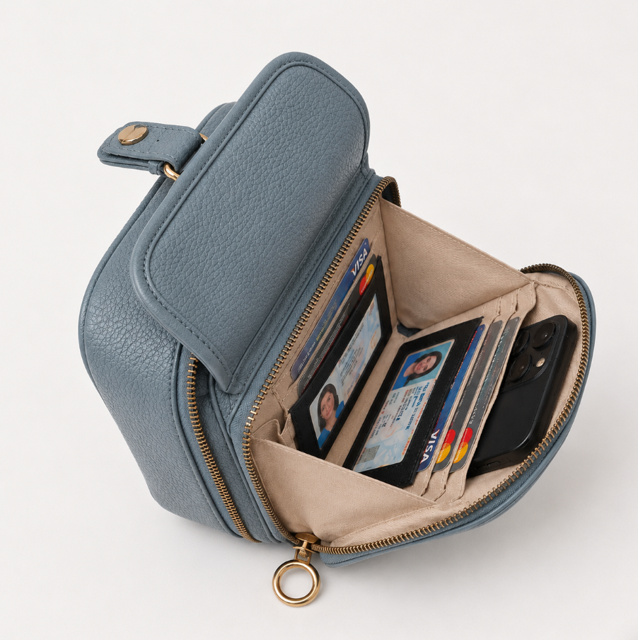 Sienna Mini-Messenger - Beige