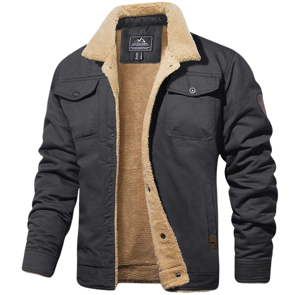 Mens Fleece Bomber Jacket