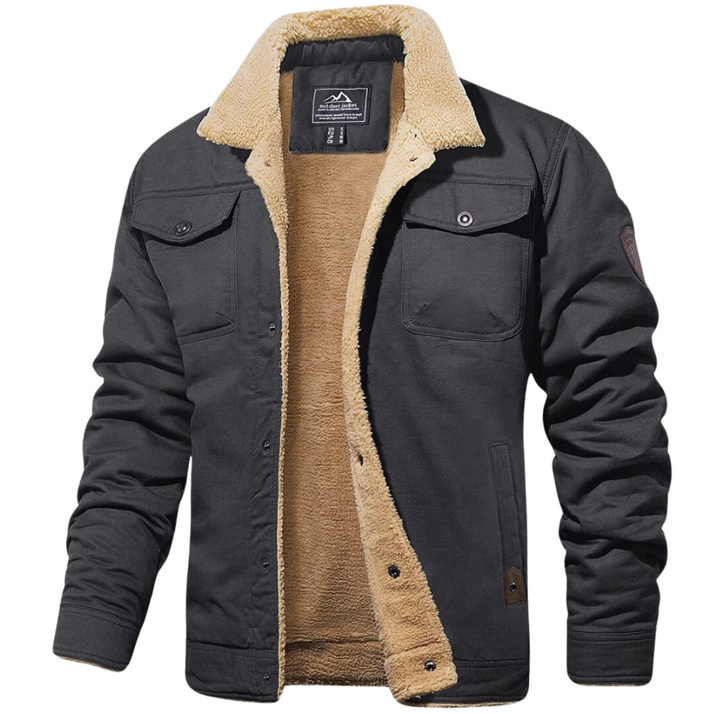 Mens Fleece Bomber Jacket
