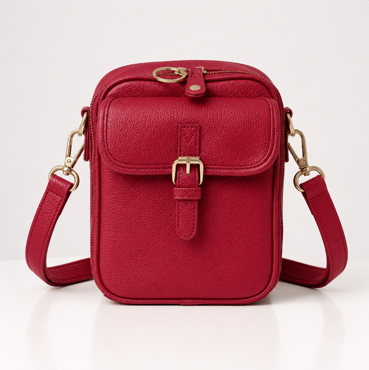 Sienna Mini-Messenger - Cognac