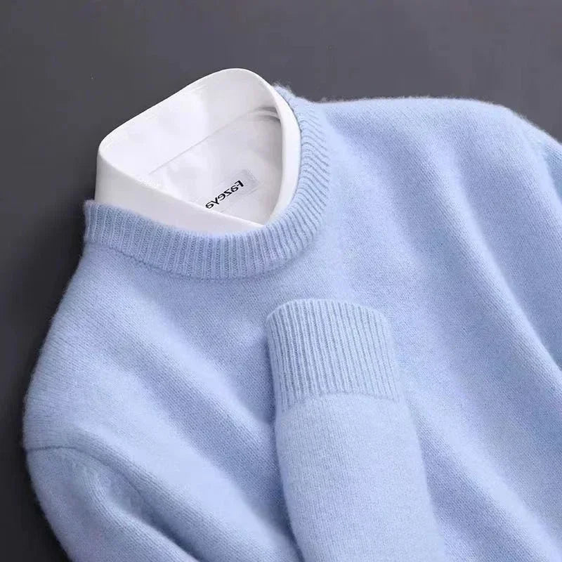 Men’s Soft-Knit Crew-Neck Jumper
