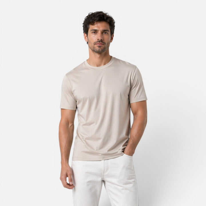 Men's Ice Silk Crew Neck T-Shirt