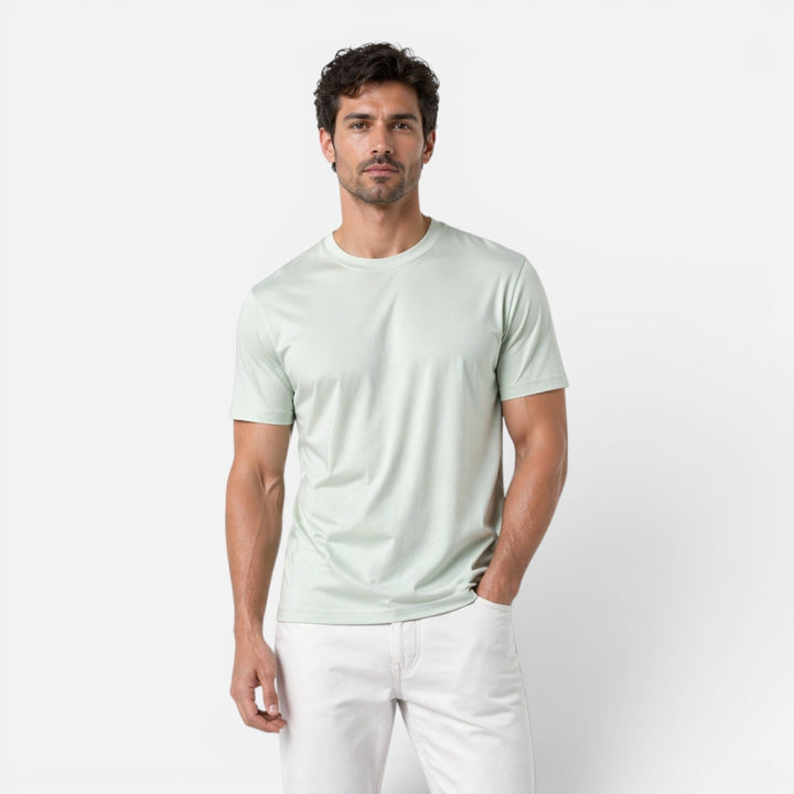Men's Ice Silk Crew Neck T-Shirt