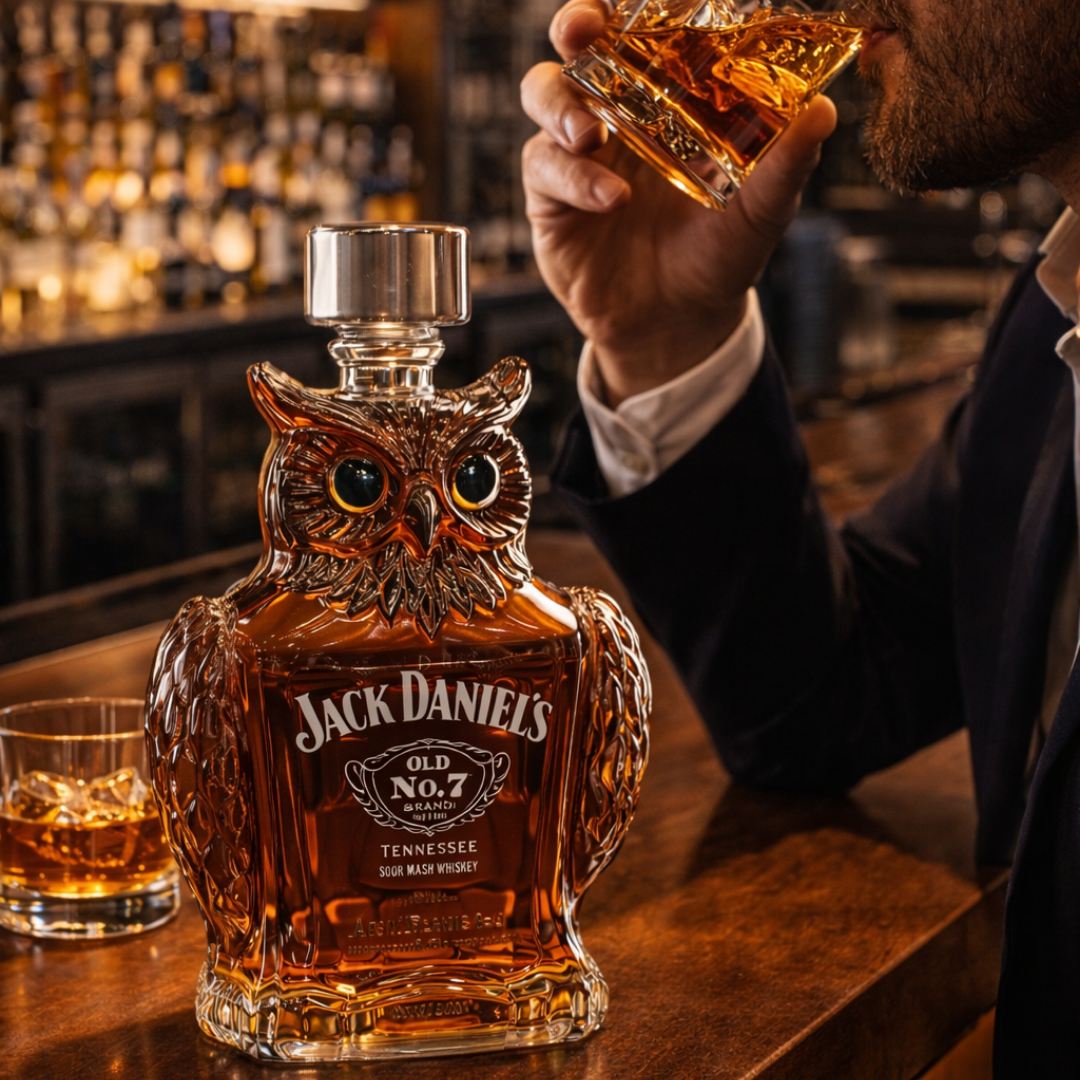 Whiskey Bottle - Owl Edition