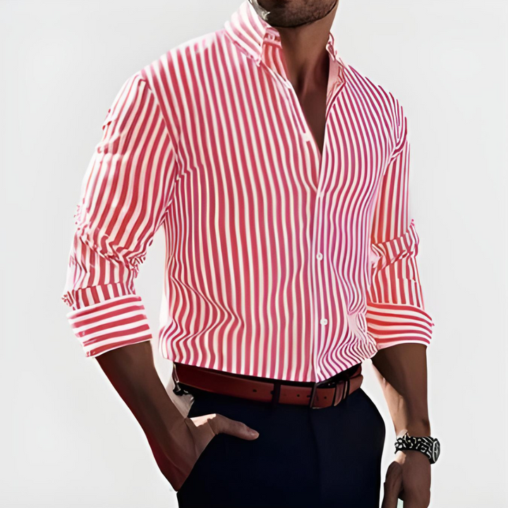 Mens Elegant Striped Shirt