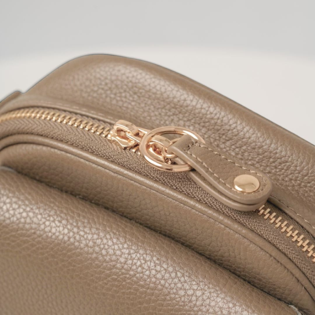 Raven Mini-Messenger - Taupe