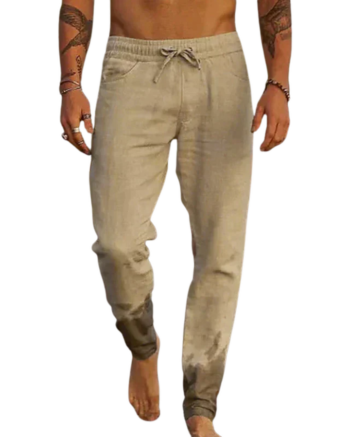 Men’s Lightweight Linen Joggers