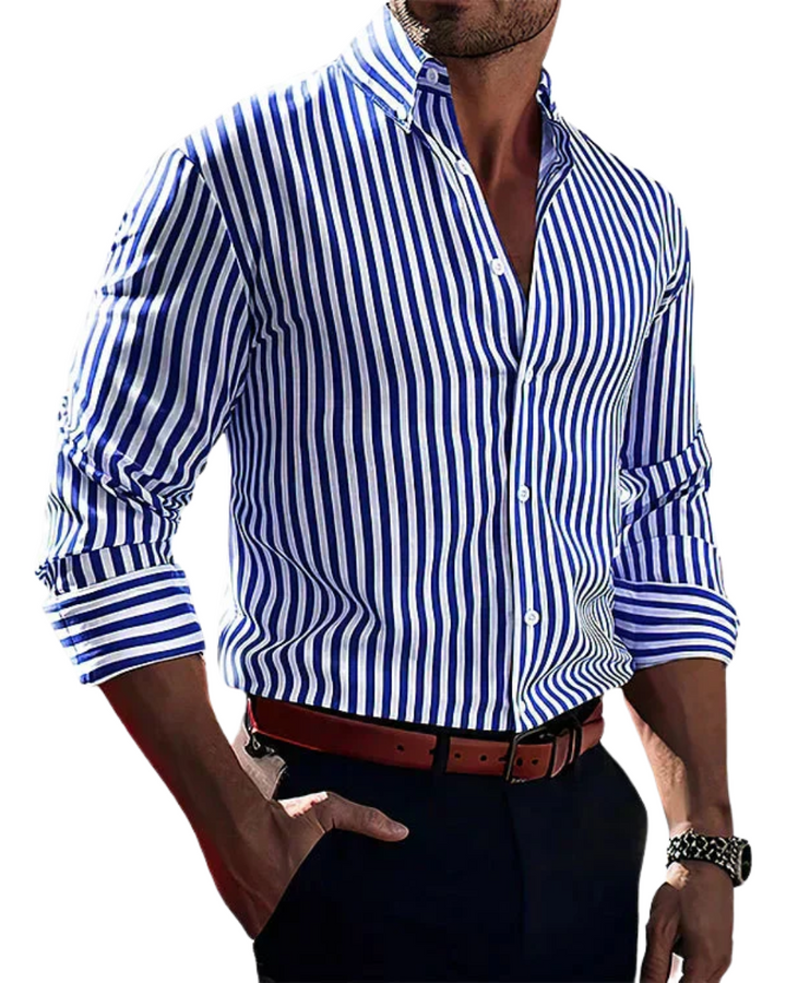 Mens Elegant Striped Shirt