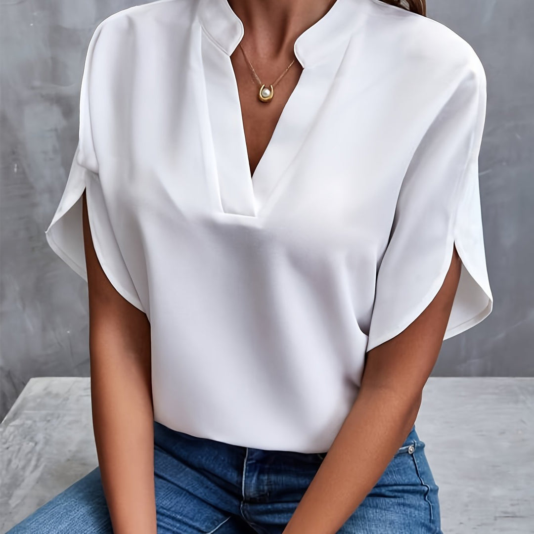 Women’s Lightweight Split-Sleeve Blouse