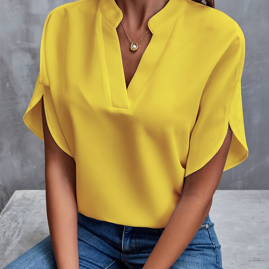 Women’s Lightweight Split-Sleeve Blouse