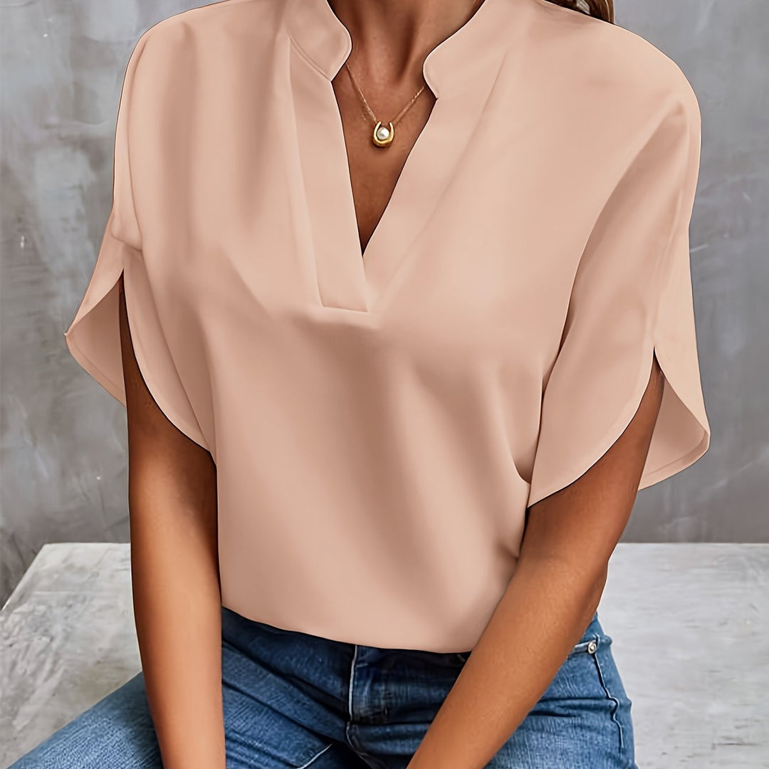 Women’s Lightweight Split-Sleeve Blouse
