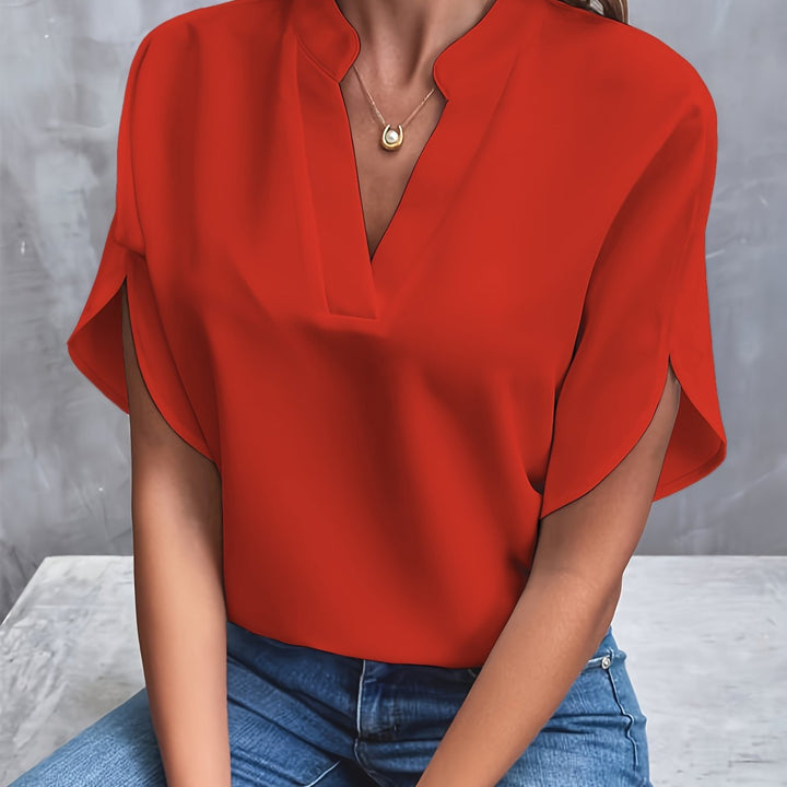 Women’s Lightweight Split-Sleeve Blouse