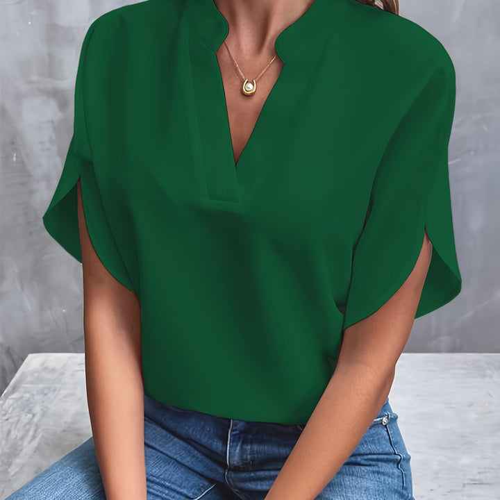 Women’s Lightweight Split-Sleeve Blouse