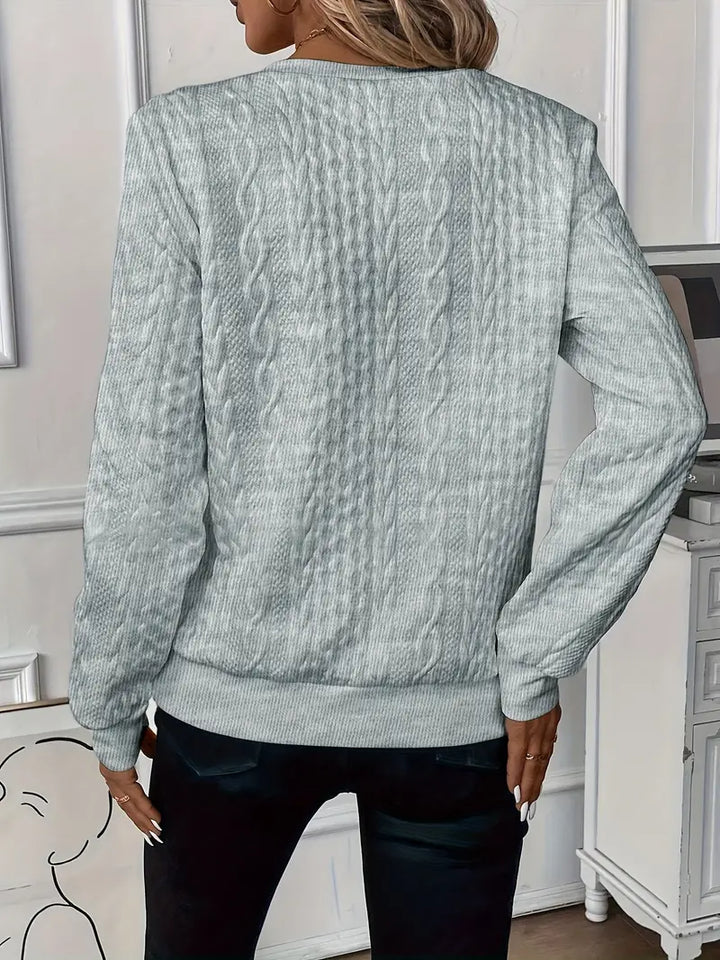 Women’s Cable-Knit Half-Zip Jumper