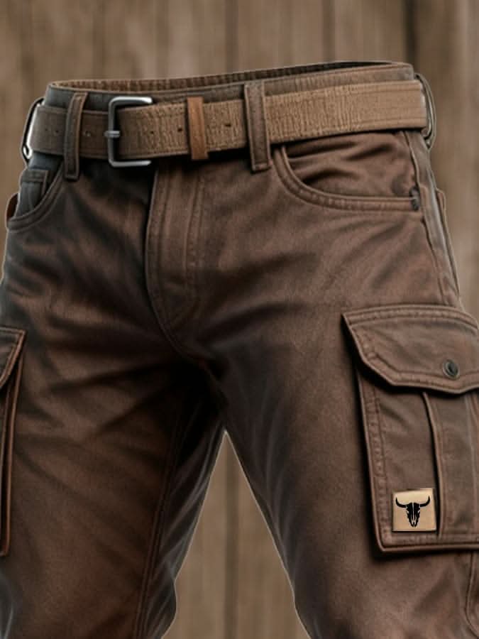 Men’s Multi-Pocket Cargo Trousers