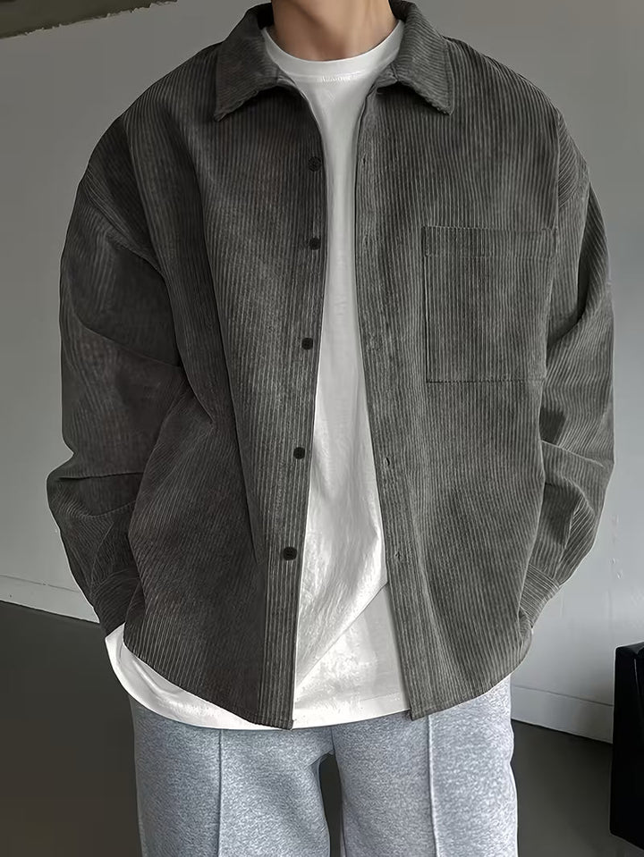 Men’s Oversized Corduroy Overshirt