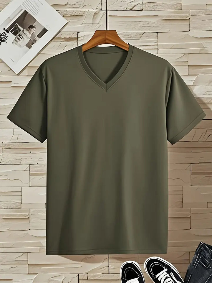 Men’s Slim-Fit V-Neck T-Shirt