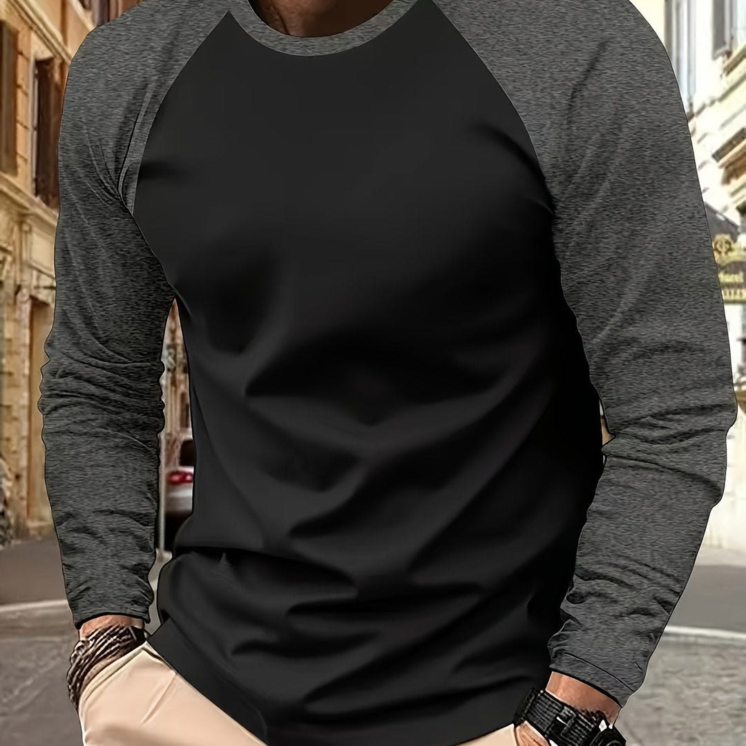Men’s Raglan Long-Sleeve Top