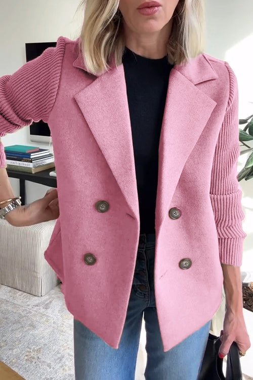 Womens Elegant Knitted Blazer