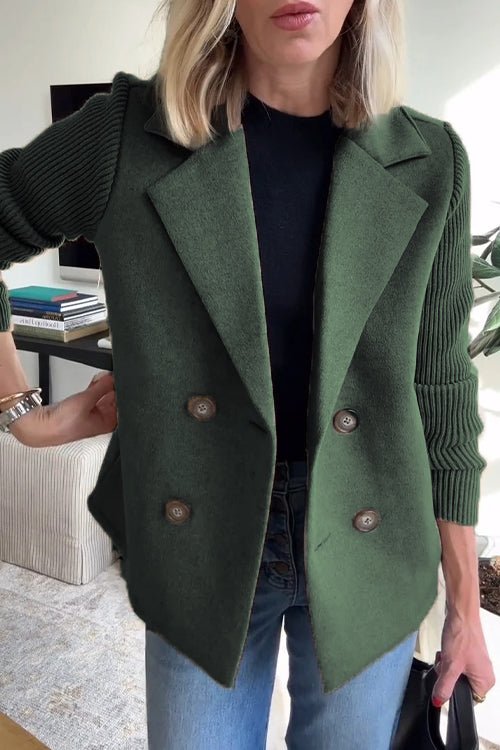 Womens Elegant Knitted Blazer