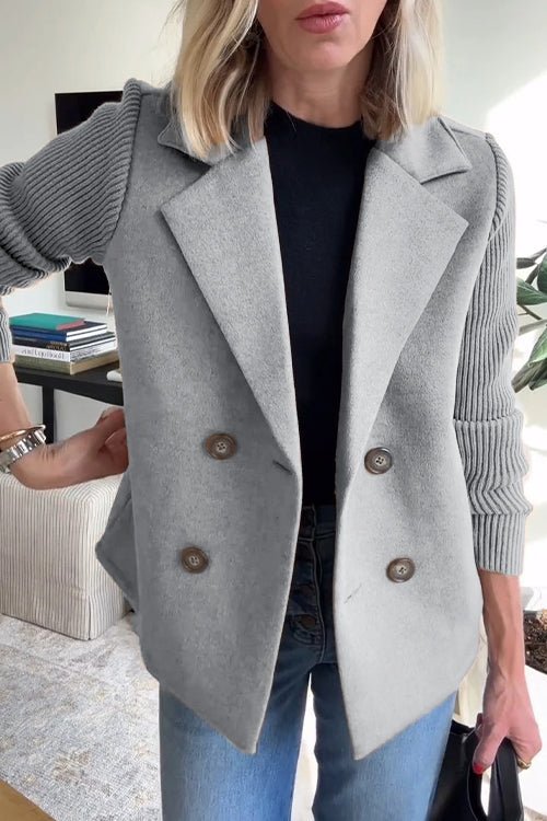 Womens Elegant Knitted Blazer