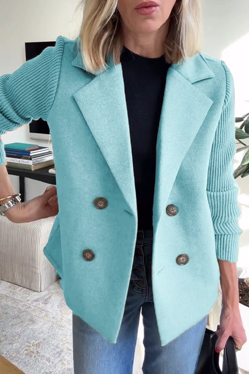 Womens Elegant Knitted Blazer