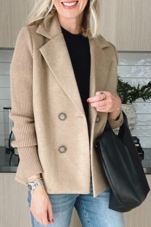 Womens Elegant Knitted Blazer