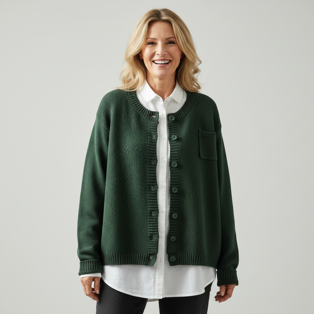 Women’s Button-Up Knitted Cardigan