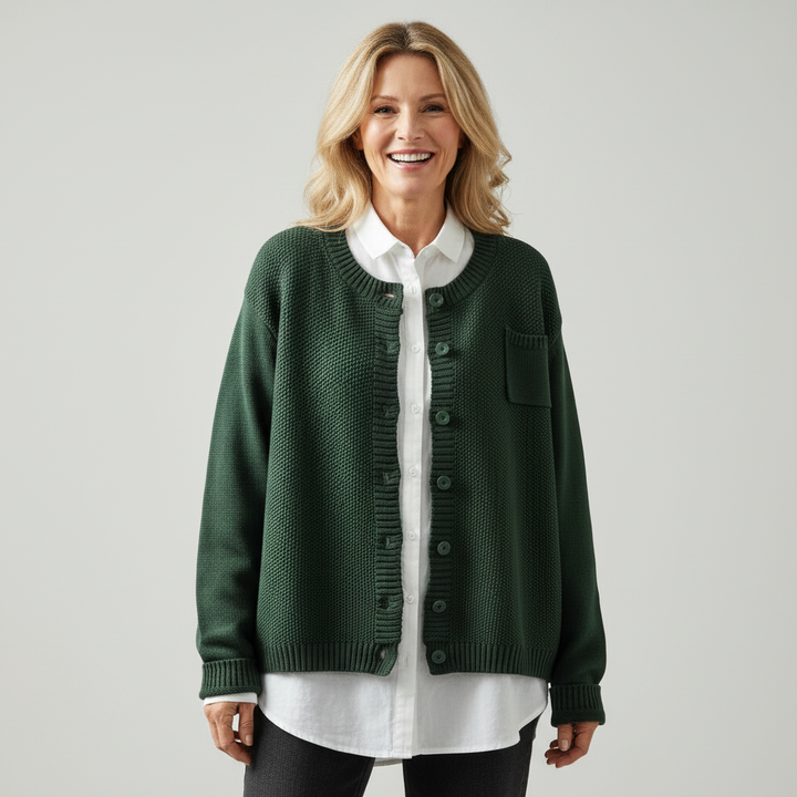 Women’s Button-Up Knitted Cardigan