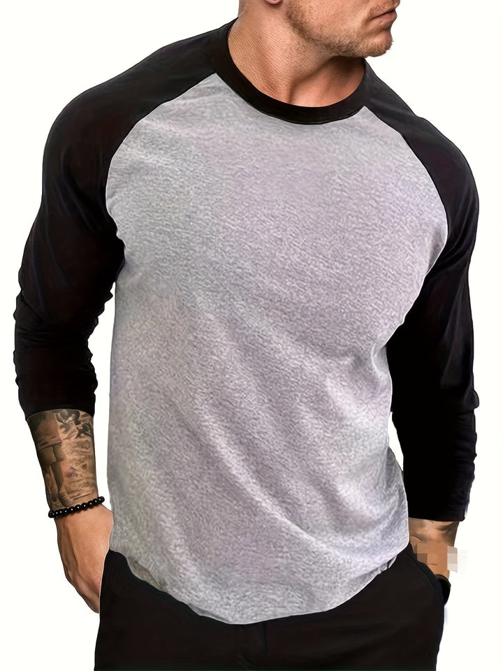 Men’s Raglan Long-Sleeve Top