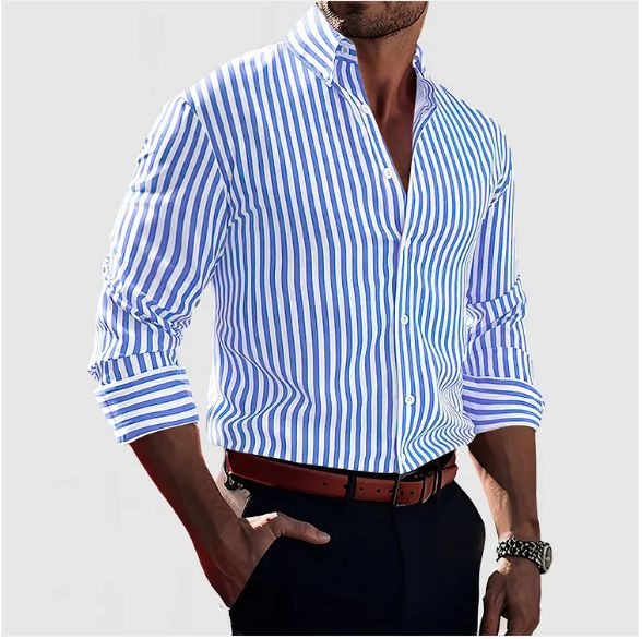 Mens Elegant Striped Shirt